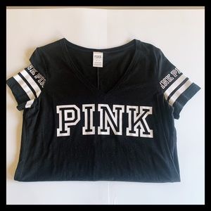 PINK black t-shirt
